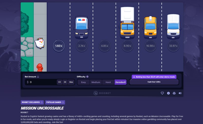 Canada - mission uncrossable free play